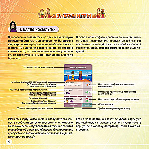 Board game - In pursuit of happiness. Nostalgia (expansion)